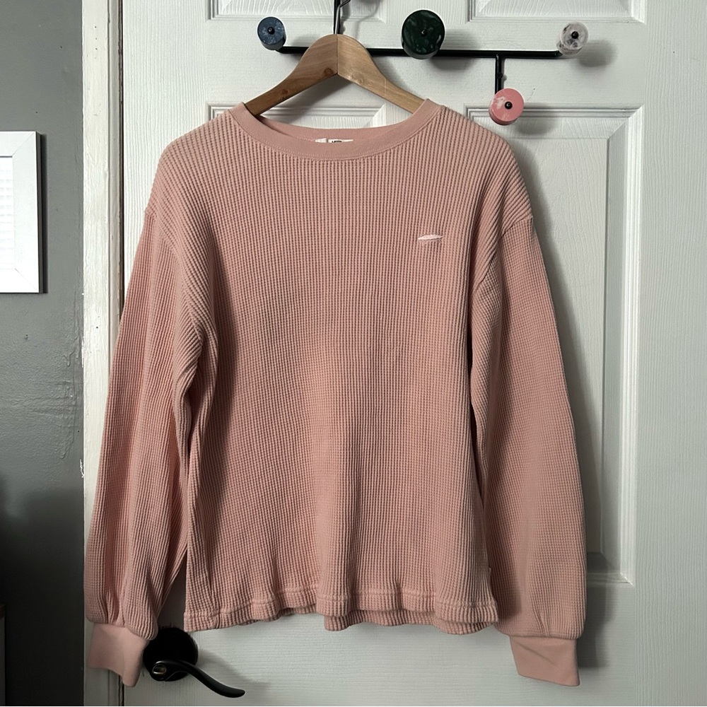 Vans pink waffle knit sweater